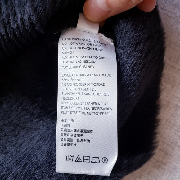 🆕️Free People Black Moonbeam Cropped Soft Boho-Chic Sweater SZ Medium - Picture 12 of 13